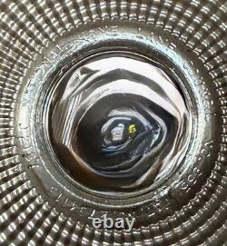 VTG 50s Hollywood Regency Crystal Brass Touchiere Table Lamp NHLC Shade 38 TALL