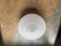VTG Art Deco Milk Glass Globe Lamp Shade Chandelier Cone Shape UFO