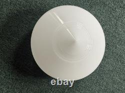 VTG Art Deco Milk Glass Globe Lamp Shade Chandelier Cone Shape UFO
