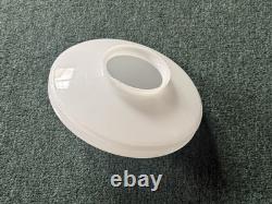 VTG Art Deco Milk Glass Globe Lamp Shade Chandelier Cone Shape UFO