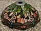 Vtg Dragonfly Tiffany Style Lamp Shade Stained Glass 14 For Floor Or Table Lamp