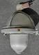 Vtg. Industrial Large Gumdrop Shape Holophane Street Light Withglass Lamp Shades