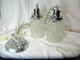 Vtg Mcm Hollywood Regency Double Swag Glass Globe Hanging Lights Ceiling Lamps