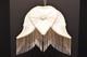 Vtg Victorian French Style Lamp Shade Art Nouveau W Fringe Embroidered Vtg Heart