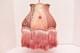 Vtg Victorian French Style Lamp Shade Art Nouveau W Fringe Embroidered Vtg Pink