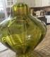 Very Large Vintage Light Green Blown Glass Globe Shade Beautiful! Read