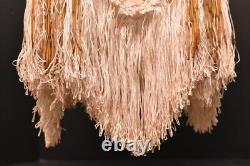Victorian French Style Lamp Shade Art Nouveau W Fringe embroidered Vintage