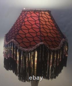 Victorian Fringe Lampshade Vintage Antique Style