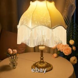 Victorian Scallop Lamp Shade Vintage Large 7.5 Top X 15.8 Bottom X 15 High