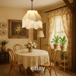 Victorian Scallop Lamp Shade Vintage Large 7.5 Top X 15.8 Bottom X 15 High