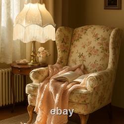Victorian Scallop Lamp Shade Vintage Large 7.5 Top X 15.8 Bottom X 15 High