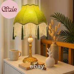 Victorian Scallop Lamp Shade Vintage Large 7.5 Top X 15.8 Bottom X 15 High Re