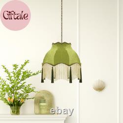 Victorian Scallop Lamp Shade Vintage Large 7.5 Top X 15.8 Bottom X 15 High Re