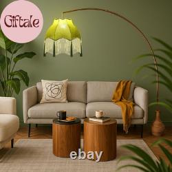 Victorian Scallop Lamp Shade Vintage Large 7.5 Top X 15.8 Bottom X 15 High Re