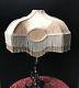 Victorian Vintage Lampshade Antique In Appearance Neutral Fabric Lamp Shade