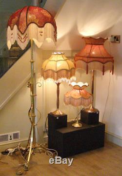 Victorian Vintage Standard Beaded Lampshade