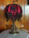 Victorian Or Gothic Vintage Lamp W Amazing New Handmade Beaded Shade