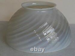 Vintage 12 Art Glass LAMP SHADE Opalescent swirl Hanging Parlor Lamp antique