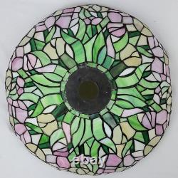 Vintage 15 x 5.5 Floral Tiffany Lamp Shade Good Condition