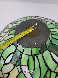 Vintage 15 x 5.5 Floral Tiffany Lamp Shade Good Condition