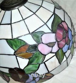 Vintage 16.5 Original Dale Tiffany Stained Glass Lamp Shade