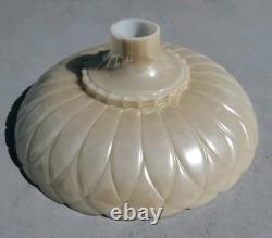 Vintage 16 Embossed Iridescent Torchiere Floor Lamp Shade