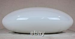Vintage 18 Diameter Milk Glass Mushroom Light Shade 8-7/8 Fitter 6.5 Tall