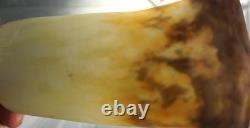 Vintage 1920s French Art Deco Art Nouveau MULLER Glass Lamp Shades Pair