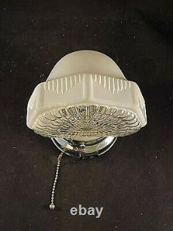 Vintage 1930-40's Art Deco Bathroom Sconce