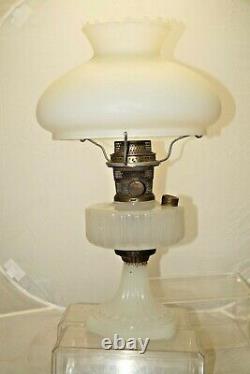Vintage 1935 36 Aladdin Corinthian White Moonstone Oil Lamp Shade NOT Included