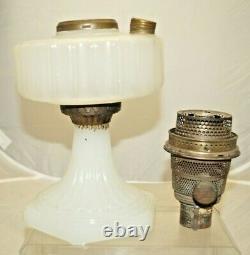 Vintage 1935 36 Aladdin Corinthian White Moonstone Oil Lamp Shade NOT Included