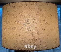 Vintage 1950s Fiberglass Lamp Shade Mid Century MCM Modern Atomic Era Lighting