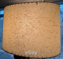 Vintage 1950s Fiberglass Lamp Shade Mid Century MCM Modern Atomic Era Lighting