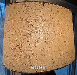 Vintage 1950s Fiberglass Lamp Shade Mid Century MCM Modern Atomic Era Lighting