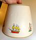 Vintage 1950s Nautical Clip-on Lampshade Ship Lighthouse Anchor Buoy Maritime