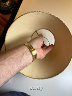 Vintage 1950s Nautical Clip-On Lampshade Ship Lighthouse Anchor Buoy Maritime