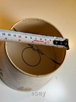 Vintage 1950s Nautical Clip-On Lampshade Ship Lighthouse Anchor Buoy Maritime