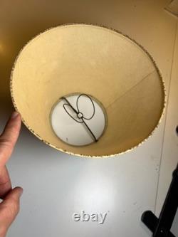 Vintage 1950s Nautical Clip-On Lampshade Ship Lighthouse Anchor Buoy Maritime