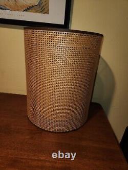 Vintage 1960s Bamboo Drum Lamp Shade