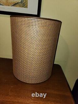 Vintage 1960s Bamboo Drum Lamp Shade