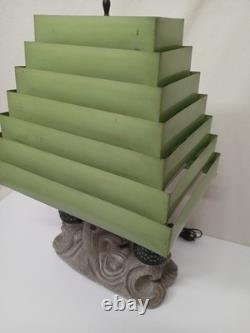 Vintage 1960s MCM Pittsburgh Statuary Co Koi Fish Metal Venetian Lamp Shade RARE