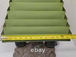 Vintage 1960s MCM Pittsburgh Statuary Co Koi Fish Metal Venetian Lamp Shade RARE