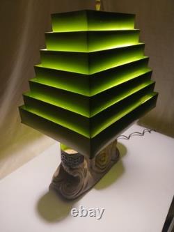 Vintage 1960s MCM Pittsburgh Statuary Co Koi Fish Metal Venetian Lamp Shade RARE