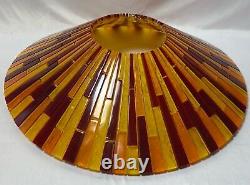Vintage 1960s MOE Lighting Acrylic FIESTA Saucer Light Shade Mid Century Modern