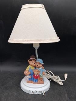 Vintage 1991 Berenstain Bears Princess House Table Lamp Shade Tested Working