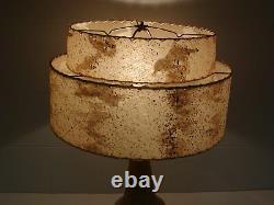 Vintage 2 Tier Fiberglass Lamp Shade
