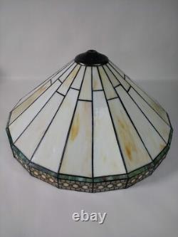 Vintage 20 Beautiful Tiffany Style Stained Glass Lamp Shade by Spectrum