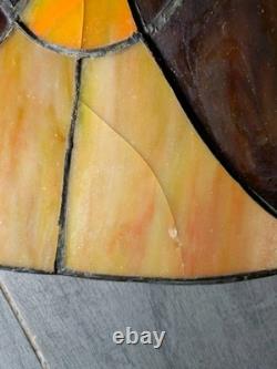 Vintage 21 Tiffany Style Stained Glass Lamp Shade H23