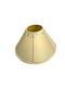 Vintage 60s Quoizel Silk Lampshade Rare Tan Beige Empire Large Intricate Retro