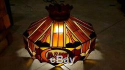 Vintage A&W Root Beer Chandelier Light Hanging Lamp Shade AW ANW Sign Bar Booth